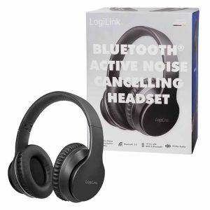 BT0053 BT HEADSET ACTIVE-NOISE CANCELLING BLACK LOGILINK