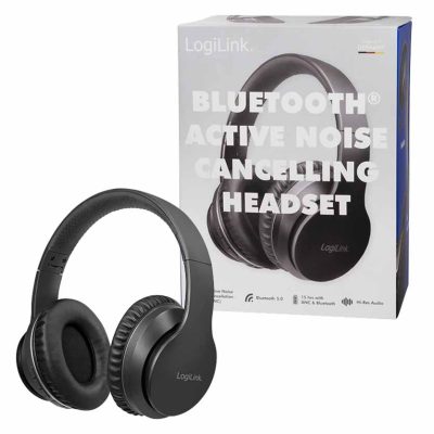 BT0053 BT HEADSET ACTIVE-NOISE CANCELLING BLACK LOGILINK